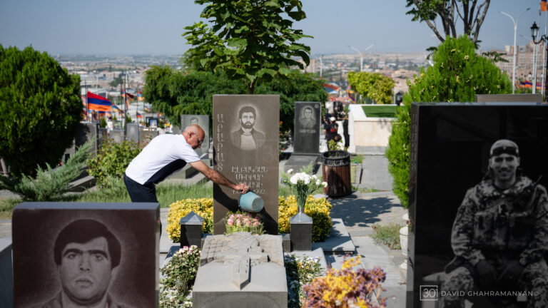 Public and Political Figures from Artsakh and Armenia Visit Yerablur on the 35th Anniversary of Artsakh’s Independence