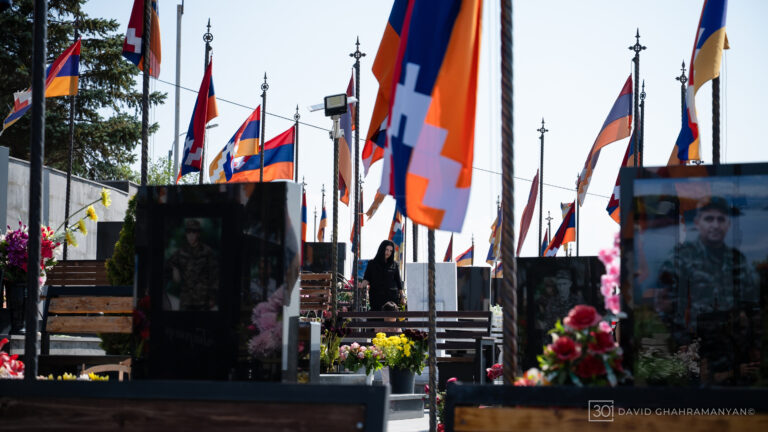 Public and Political Figures from Artsakh and Armenia Visit Yerablur on the 35th Anniversary of Artsakh’s Independence