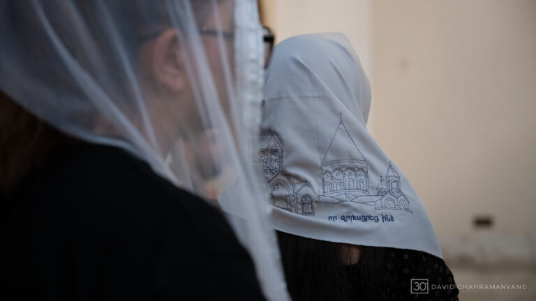 Archbishop Ajapahyan Celebrates Divine Liturgy at Holy Etchmiadzin on Khachverats Following Overturning of Conviction